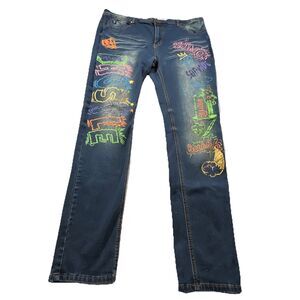 Switch Remarkable Slim Taper Fit “Hustle" Unisex Grunge Denim Size 42x34(33)